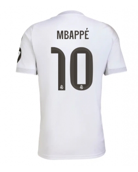 Billige Fotballdrakt Real Madrid Kylian Mbappe #10 Replika Hjemmedrakt 2025-26 Kortermet Billige Fotballdrakt Real Madrid Kylian Mbappe #10 Replika Hjemmedrakt 2025-26 Kortermet